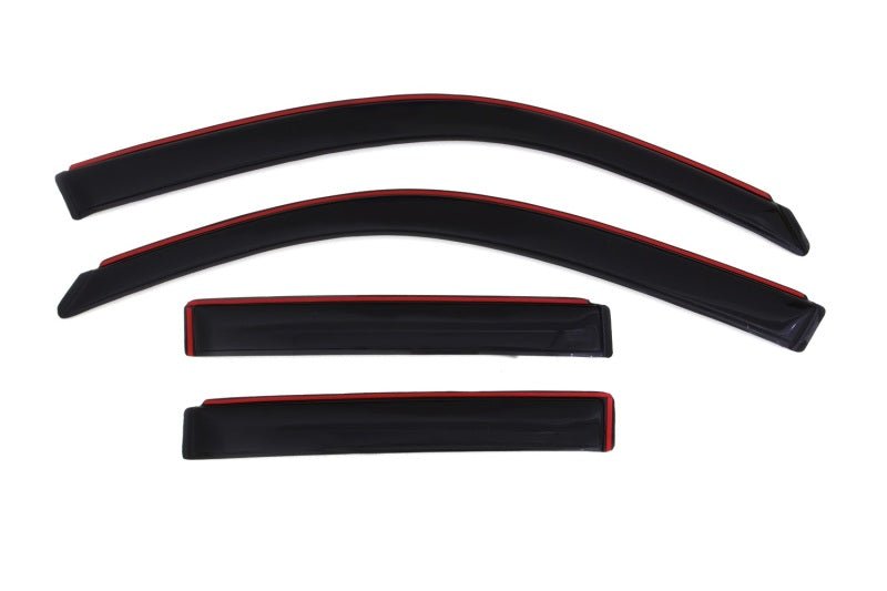 AVS 03-09 Toyota 4Runner Ventvisor In-Channel Front & Rear Window Deflectors 4pc - Smoke - Crew Original