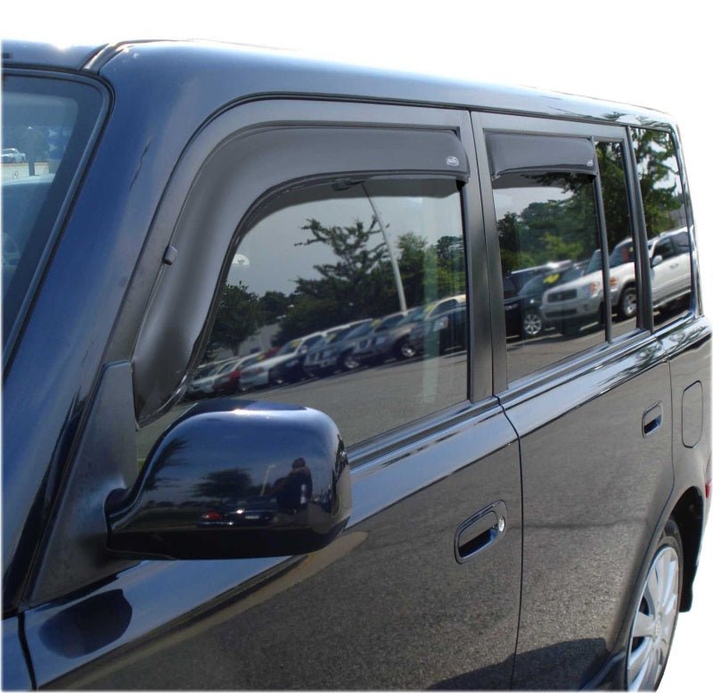 AVS 04-06 Scion XB Ventvisor In-Channel Front & Rear Window Deflectors 4pc - Smoke - Crew Original