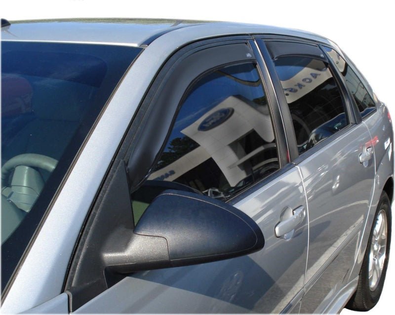 AVS 04-07 Chevy Malibu Ventvisor In-Channel Front & Rear Window Deflectors 4pc - Smoke - Crew Original