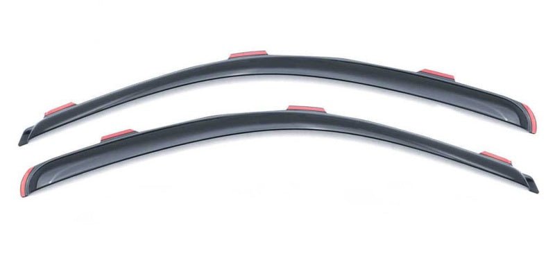 AVS 04-08 Ford F-150 Standard Cab (Excl. 04 Heritage) Ventvisor Window Deflectors 2pc - Smoke - Crew Original