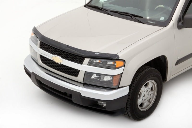 AVS 04-12 Chevy Colorado Hoodflector Low Profile Hood Shield - Smoke - Crew Original