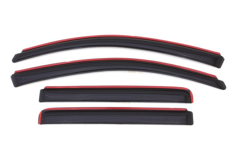 AVS 04-15 Nissan Titan Crew Cab Ventvisor In-Channel Front & Rear Window Deflectors 4pc - Smoke - Crew Original