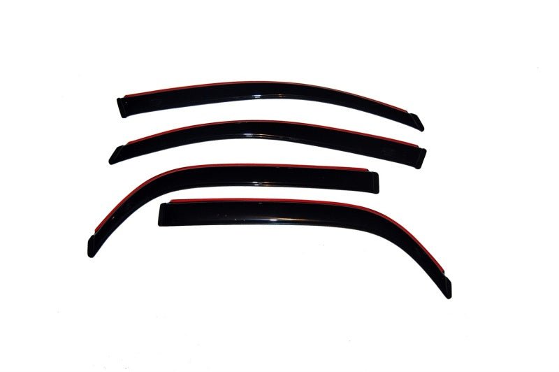 AVS 05-09 Chevy Equinox Ventvisor In-Channel Front & Rear Window Deflectors 4pc - Smoke - Crew Original