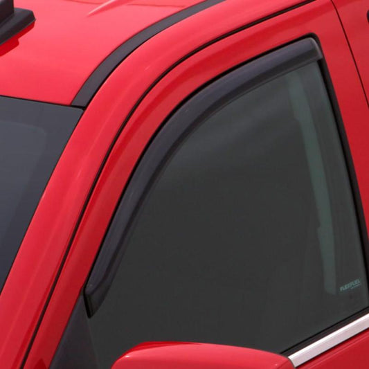 AVS 05-10 Dodge Dakota Quad Cab Ventvisor In-Channel Window Deflectors 2pc - Smoke - Crew Original