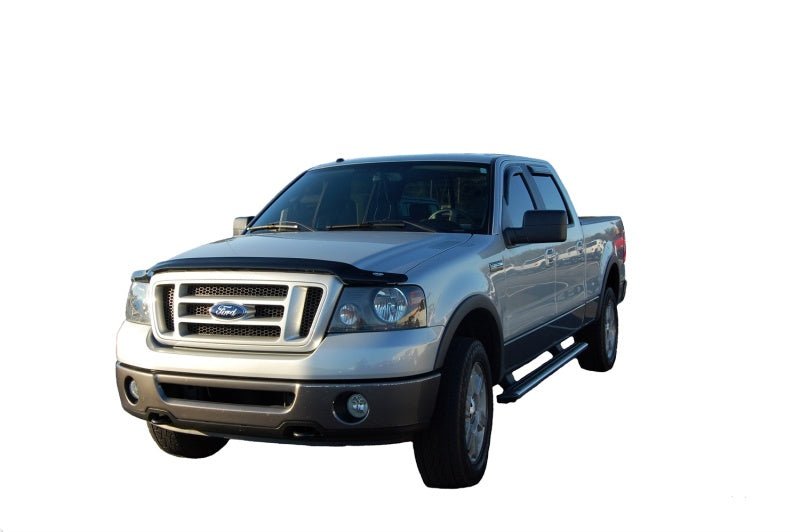 AVS 06-08 Lincoln Mark LT High Profile Bugflector II Hood Shield - Smoke - Crew Original