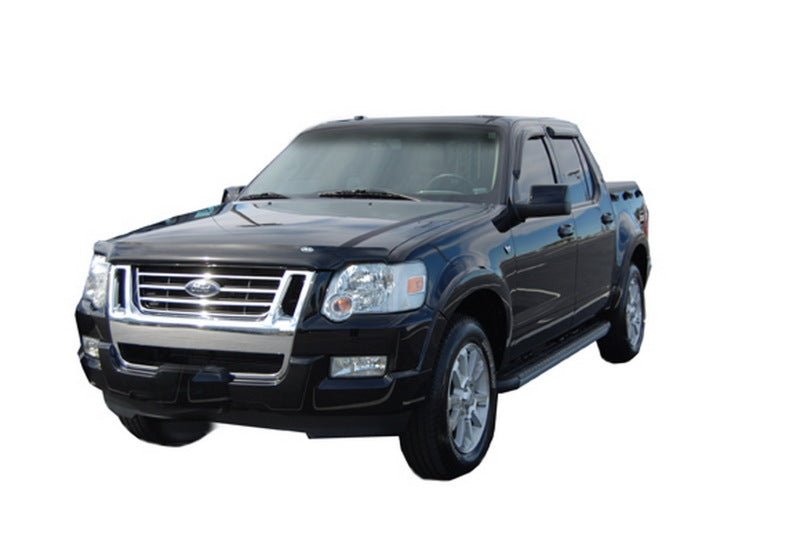 AVS 06-10 Ford Explorer Bugflector Medium Profile Hood Shield - Smoke - Crew Original