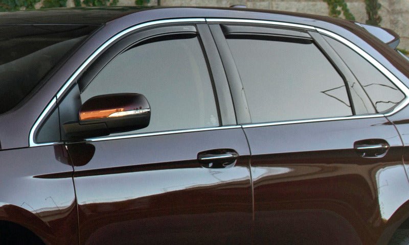 AVS 06-10 Jeep Commander Ventvisor In-Channel Front & Rear Window Deflectors 4pc - Smoke - Crew Original