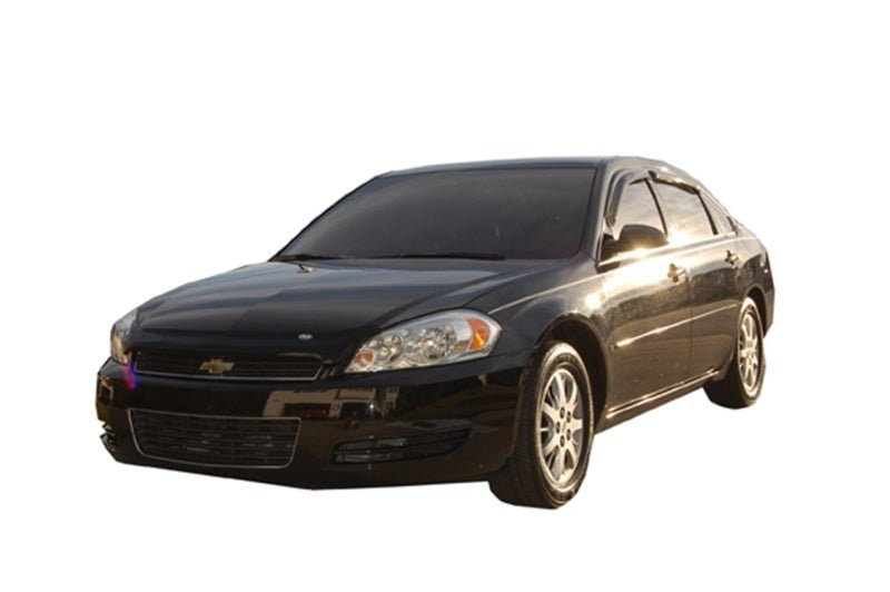 AVS 06-13 Chevy Impala Carflector Low Profile Hood Shield - Smoke - Crew Original