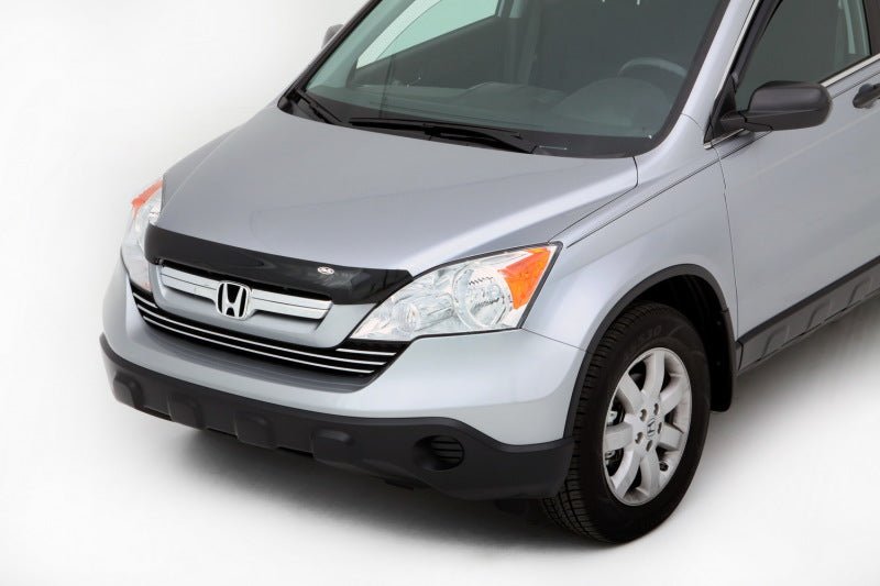 AVS 07-09 Honda CR-V High Profile Bugflector II Hood Shield - Smoke - Crew Original