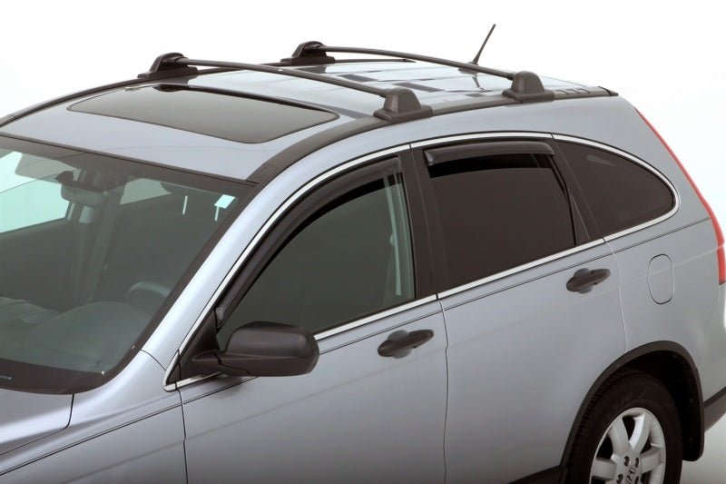 AVS 07-11 Honda CR-V Ventvisor In-Channel Front & Rear Window Deflectors 4pc - Smoke - Crew Original