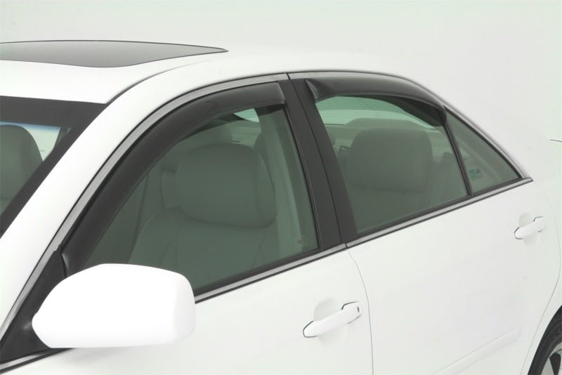 AVS 07-11 Toyota Camry Ventvisor In-Channel Front & Rear Window Deflectors 4pc - Smoke - Crew Original