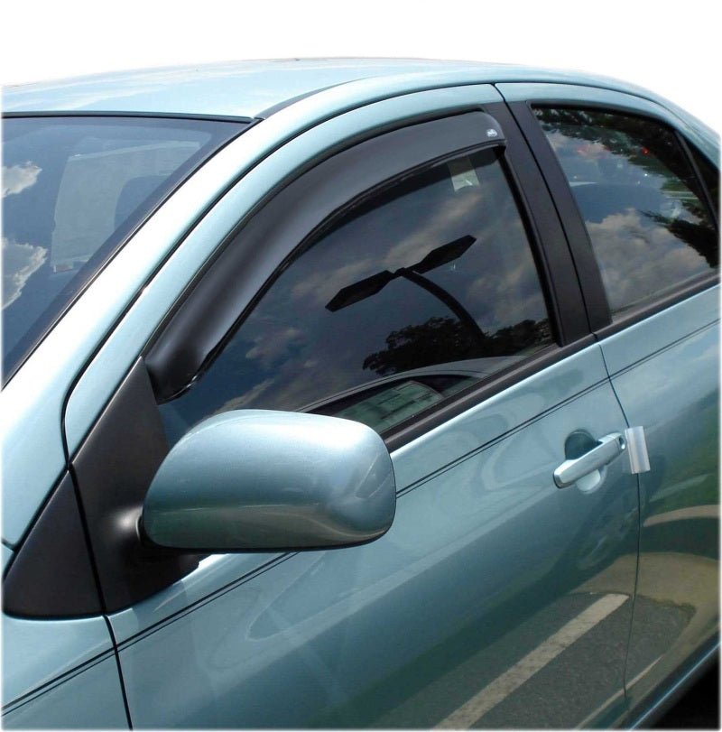 AVS 07-11 Toyota Yaris Coupe Ventvisor In-Channel Window Deflectors 2pc - Smoke - Crew Original