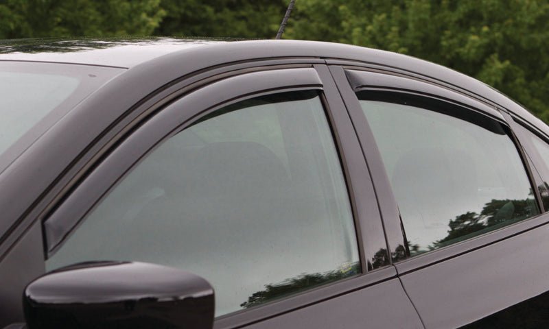 AVS 07-12 Dodge Caliber Ventvisor In-Channel Front & Rear Window Deflectors 4pc - Smoke - Crew Original