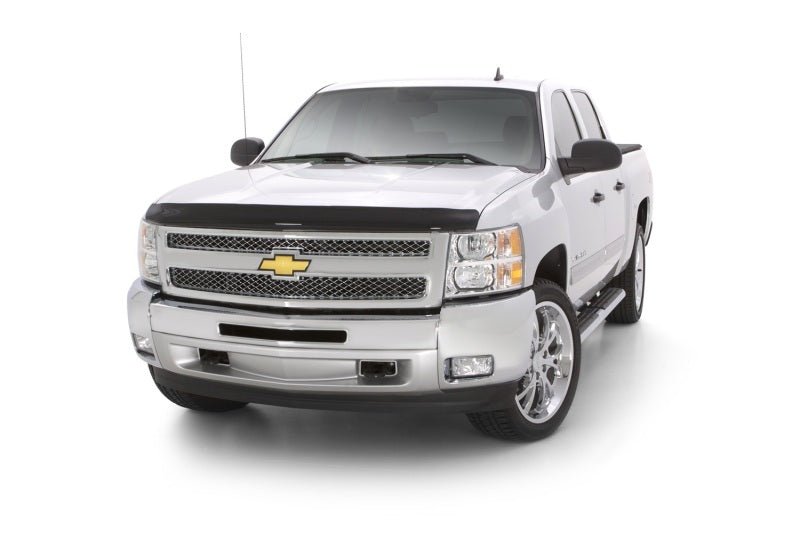 AVS 07-13 Chevy Silverado 1500 Bugflector Medium Profile Hood Shield - Smoke - Crew Original