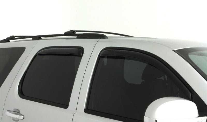 AVS 07-14 Chevy Tahoe Ventvisor In-Channel Front & Rear Window Deflectors 4pc - Smoke - Crew Original