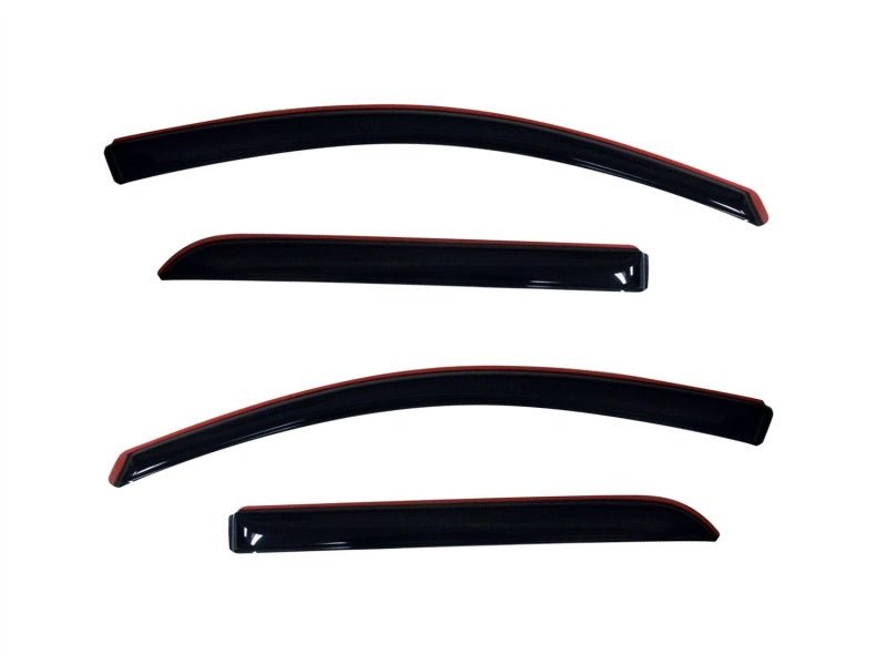 AVS 07-16 GMC Acadia Ventvisor In-Channel Front & Rear Window Deflectors 4pc - Smoke - Crew Original