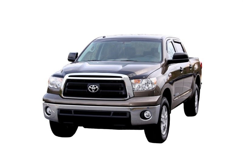 AVS 07-18 Toyota Tundra Crewmax Ventvisor In-Channel Front & Rear Window Deflectors 4pc - Smoke - Crew Original