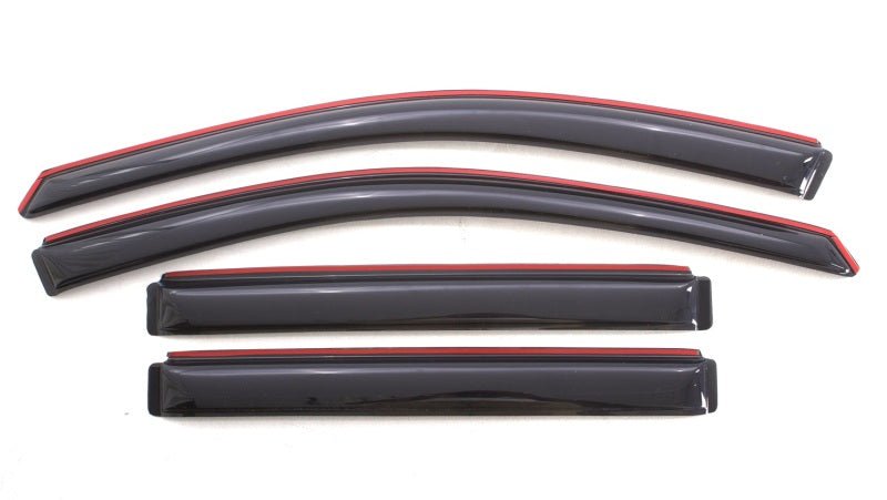 AVS 08-17 Buick Enclave Ventvisor In-Channel Front & Rear Window Deflectors 4pc - Smoke - Crew Original