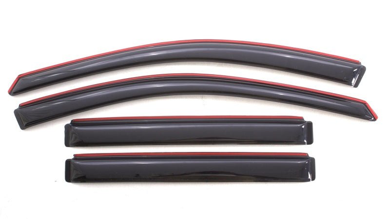 AVS 08-17 Buick Enclave Ventvisor In-Channel Front & Rear Window Deflectors 4pc - Smoke - Crew Original