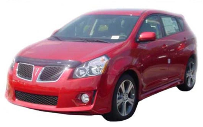 AVS 09-10 Pontiac Vibe Carflector Low Profile Hood Shield - Smoke - Crew Original