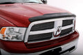 AVS 09-18 Dodge RAM 1500 (Excl. Rebel Models) Bugflector Medium Profile Hood Shield - Smoke - Crew Original