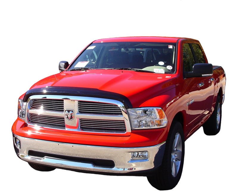 AVS 09-18 Dodge RAM 1500 (Excl. Rebel Models) High Profile Bugflector II Hood Shield - Smoke - Crew Original
