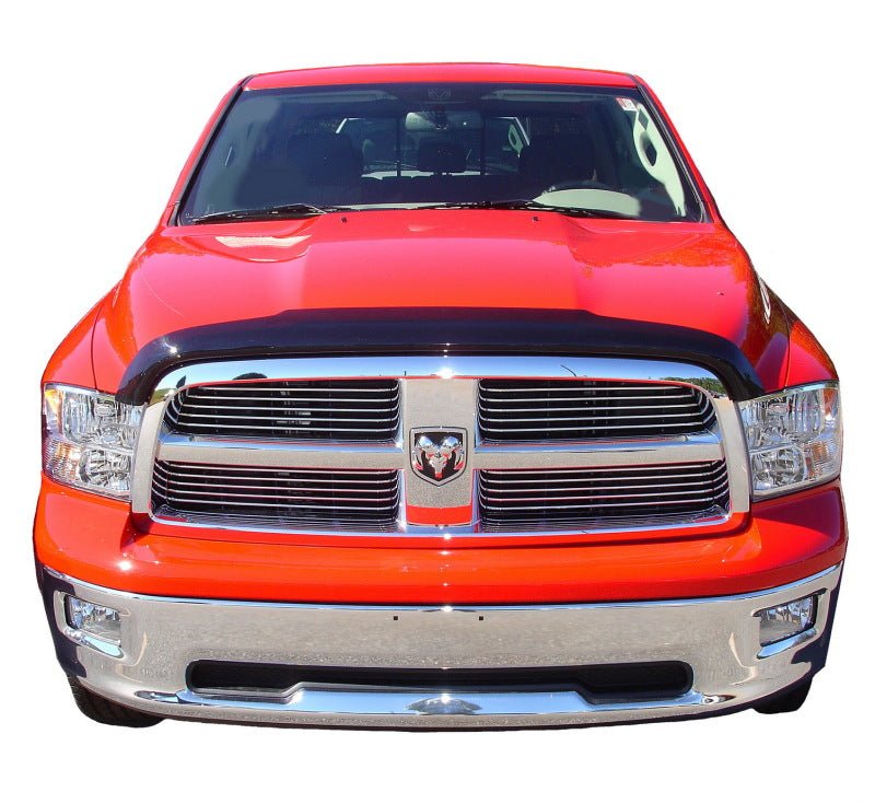 AVS 09-18 Dodge RAM 1500 (Excl. Rebel Models) High Profile Bugflector II Hood Shield - Smoke - Crew Original