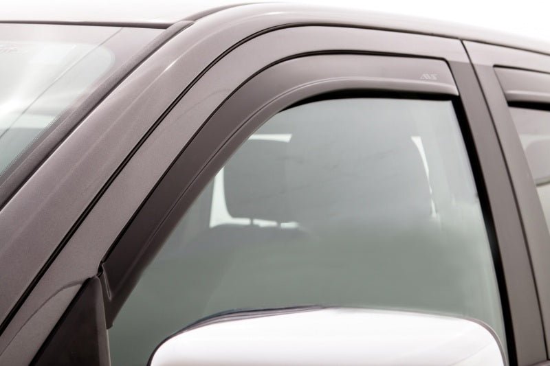 AVS 09-18 Dodge RAM 1500 Quad Cab Ventvisor In-Channel Window Deflectors 4pc - Matte Black - Crew Original