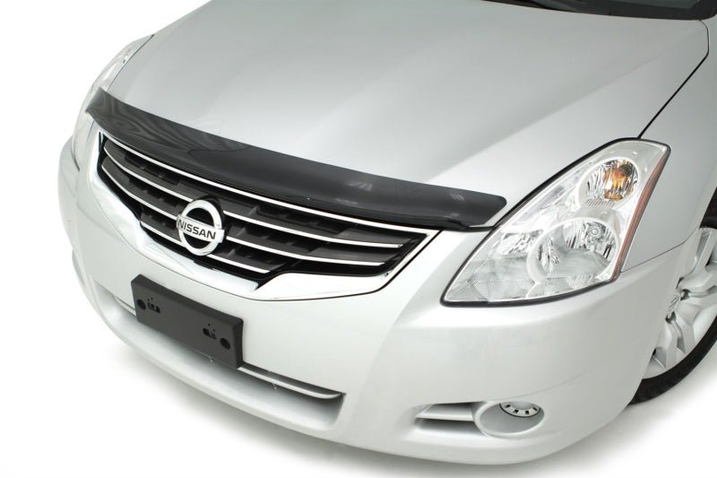 AVS 10-12 Nissan Altima Carflector Low Profile Hood Shield - Smoke - Crew Original