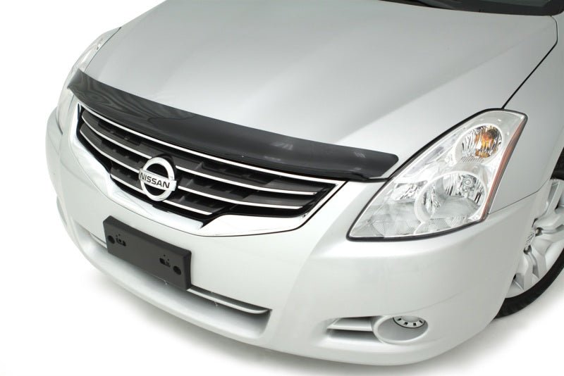 AVS 10-12 Nissan Altima Carflector Low Profile Hood Shield - Smoke - Crew Original