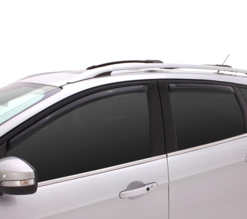 AVS 10-14 Subaru Outback Ventvisor In-Channel Front & Rear Window Deflectors 4pc - Smoke - Crew Original