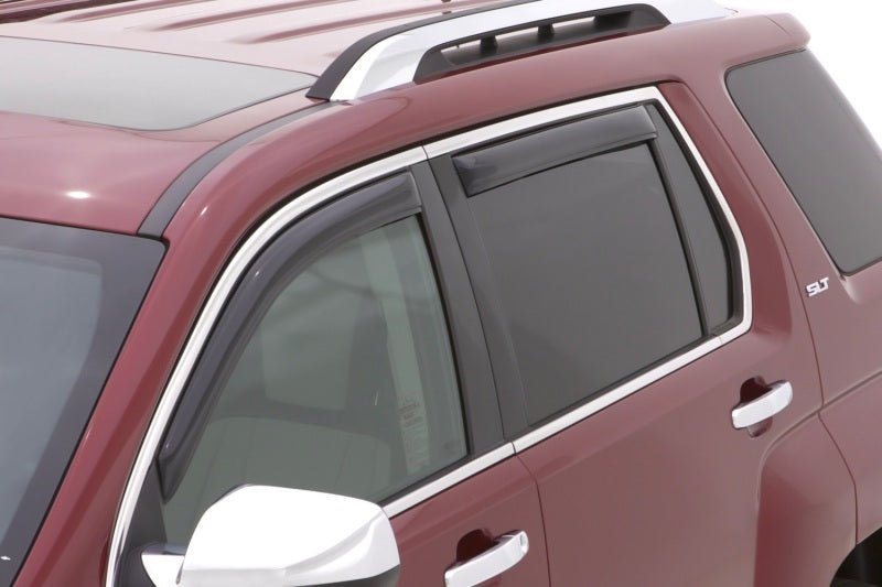 AVS 10-17 GMC Terrain Ventvisor In-Channel Front & Rear Window Deflectors 4pc - Smoke - Crew Original