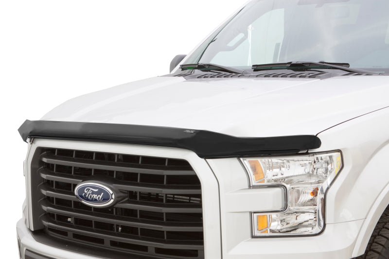 AVS 11-16 Ford F-350 Bugflector Medium Profile Hood Shield - Smoke - Crew Original