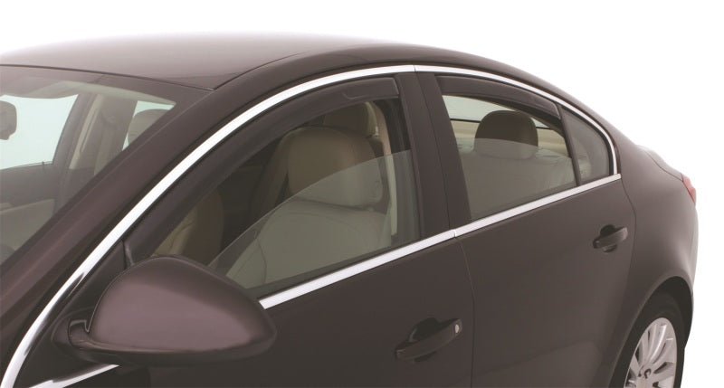 AVS 11-17 Buick Regal Ventvisor In-Channel Front & Rear Window Deflectors 4pc - Smoke - Crew Original