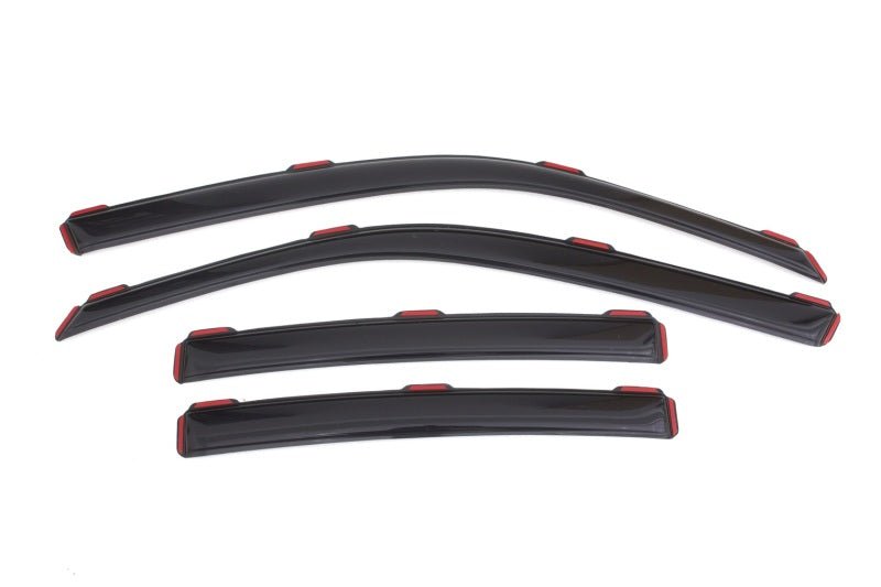 AVS 11-18 Dodge Charger Ventvisor In-Channel Front & Rear Window Deflectors 4pc - Smoke - Crew Original