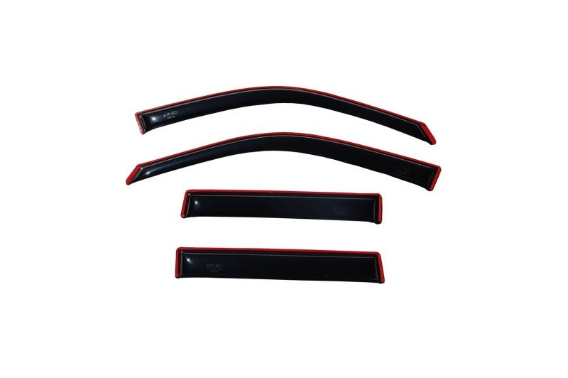 AVS 11-18 Nissan Juke Ventvisor In-Channel Front & Rear Window Deflectors 4pc - Smoke - Crew Original