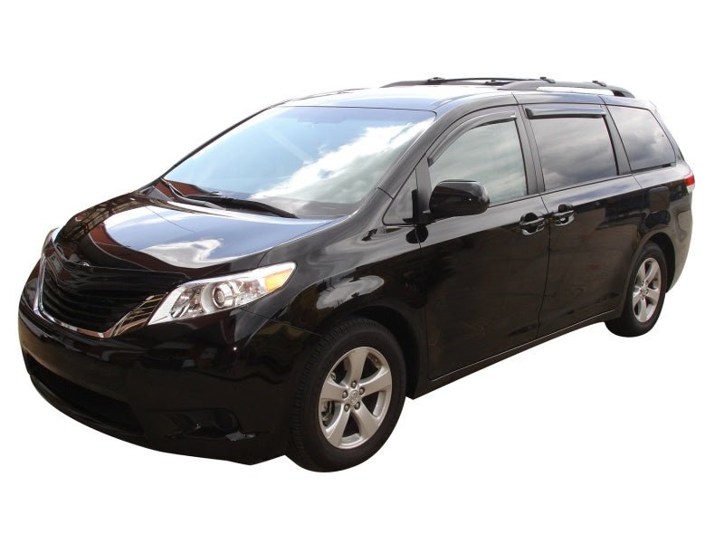 AVS 11-18 Toyota Sienna High Profile Bugflector II Hood Shield - Smoke - Crew Original