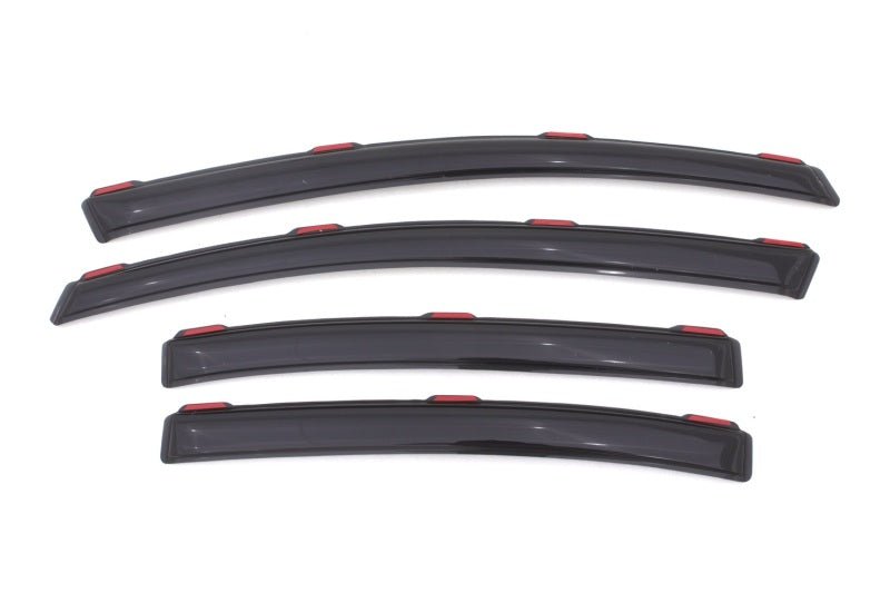 AVS 12-15 Honda Civic Ventvisor In-Channel Front & Rear Window Deflectors 4pc - Smoke - Crew Original