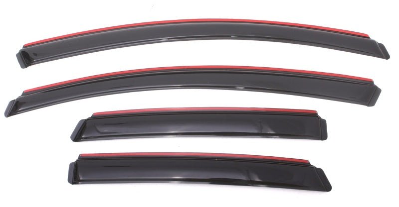 AVS 12-17 Buick Verano Ventvisor In-Channel Front & Rear Window Deflectors 4pc - Smoke - Crew Original