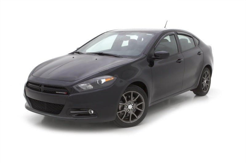 AVS 13-16 Dodge Dart Ventvisor In-Channel Front & Rear Window Deflectors 4pc - Smoke - Crew Original