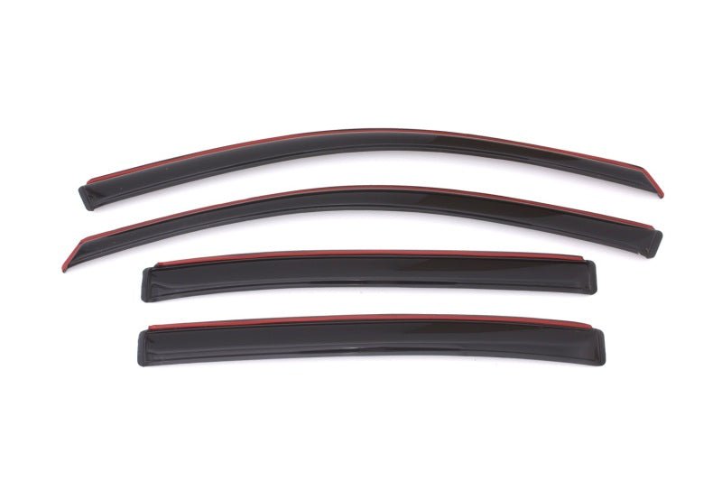 AVS 13-17 Honda Accord Ventvisor In-Channel Front & Rear Window Deflectors 4pc - Smoke - Crew Original
