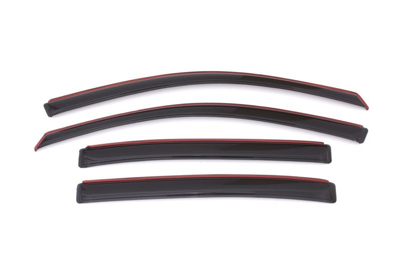 AVS 13-17 Honda Accord Ventvisor In-Channel Front & Rear Window Deflectors 4pc - Smoke - Crew Original