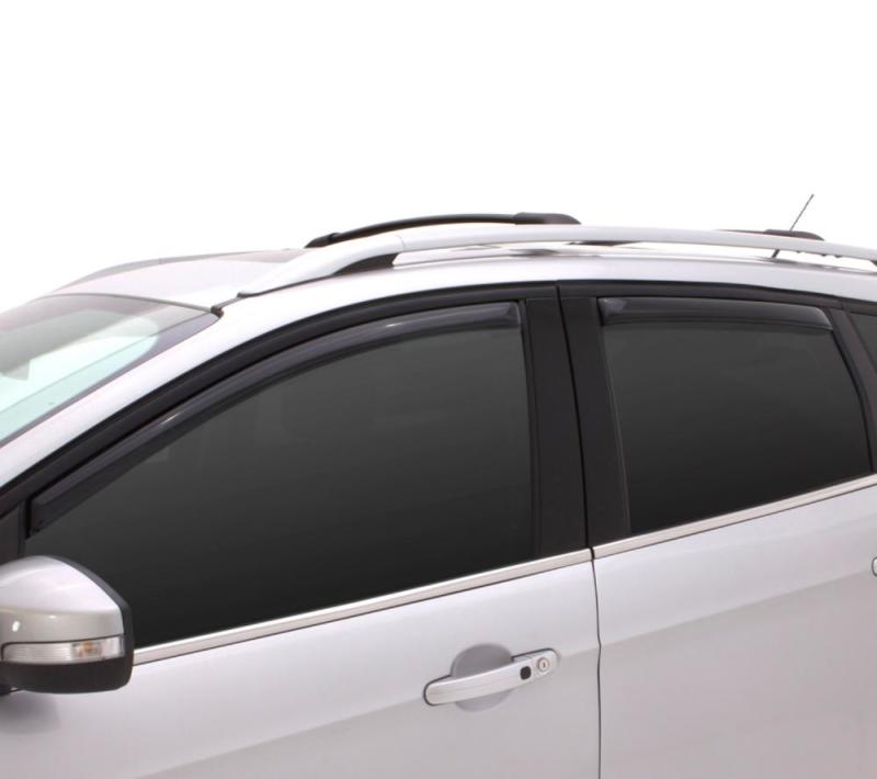 AVS 14-18 Toyota Corolla Ventvisor In-Channel Front & Rear Window Deflectors 4pc - Smoke - Crew Original