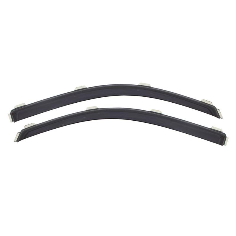 AVS 15-18 Chevy Colorado Ext. Cab Ventvisor In-Channel Window Deflectors 2pc - Smoke - Crew Original