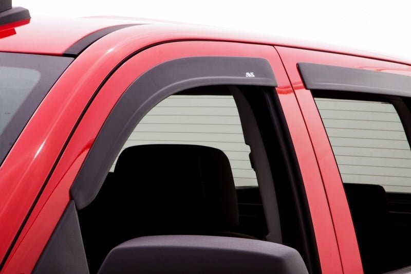 AVS 16-18 Toyota Tacoma Double Cab Ventvisor In-Channel Window Deflectors 4pc - Matte Black - Crew Original