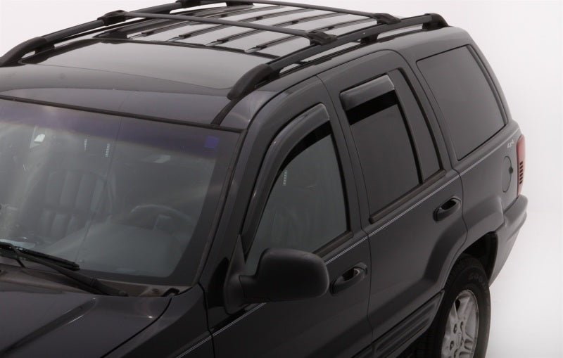 AVS 2004 Ford Ecosport (Brazil) Ventvisor In-Channel Front & Rear Window Deflectors 4pc - Smoke - Crew Original