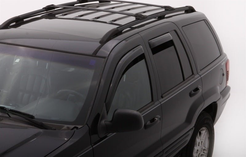 AVS 2004 Ford Ecosport (Brazil) Ventvisor In-Channel Front & Rear Window Deflectors 4pc - Smoke - Crew Original