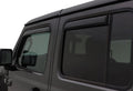 AVS 2018 Jeep Wrangler Unlimited (4-Door) Ventvisor In-Channel Window Deflectors 4pc - Smoke - Crew Original