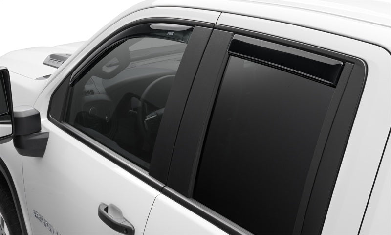 AVS 2019 Chevrolet Silverado 1500 Crew Cab Pickup Ventvisor In-Channel 4pc - Smoke - Crew Original