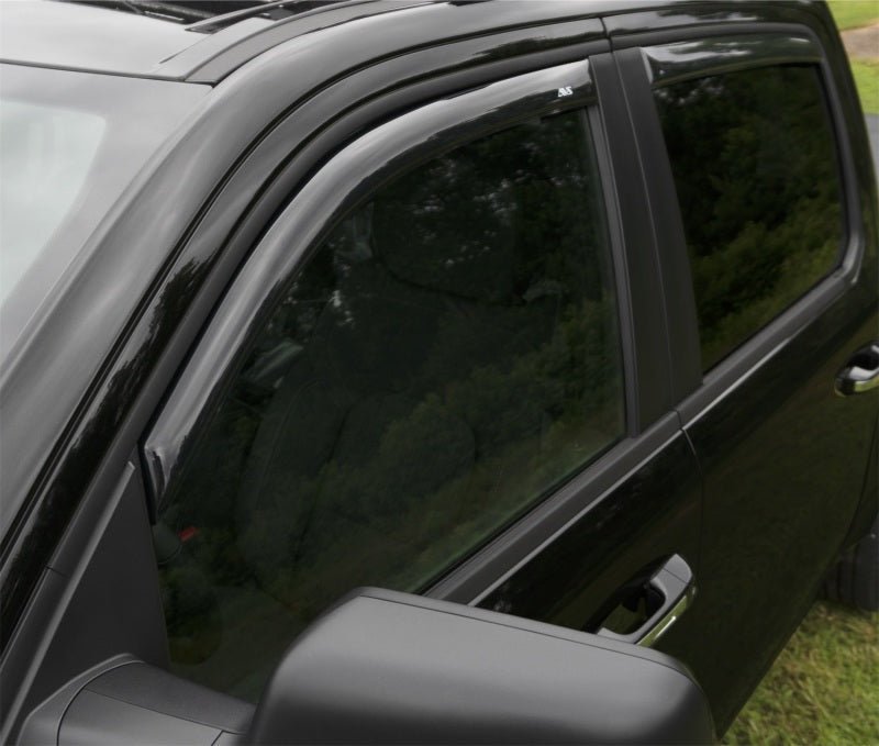 AVS 2019 RAM 1500 Crew Cab Ventvisor In-Channel Window Deflectors - 4pc - Smoke - Crew Original